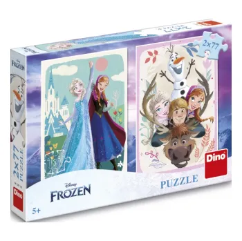 Puzzle Puzzle Frozen: Anna a Elsa 2x77 dílků