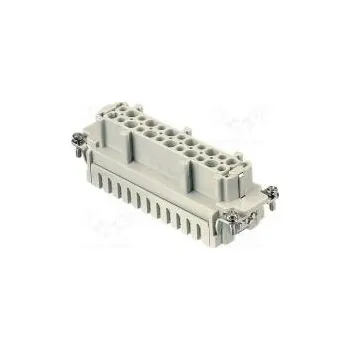 Síťový konektor Konektor hranatý zásuvka Han ES PIN 24 velikost 24B