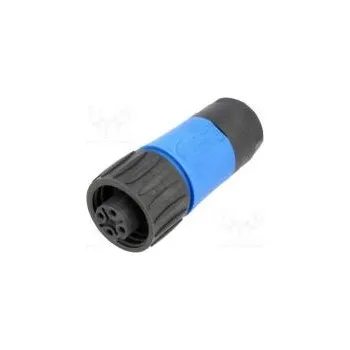 Elektrická zásuvka Konektor kulatý zástrčka PIN 4 zásuvka šroubová svorka 400V