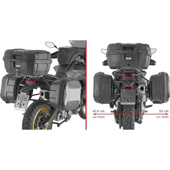 Zavazadlo na motocykl GIVI PLO9260MK trubkový nosič PL ONE-FIT pro VOGE Valico 900 DSX (24-25) pro boční kufry MONOKEY