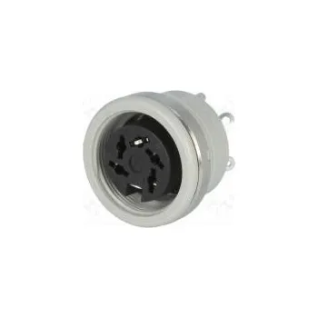 Elektrická zásuvka Zásuvka DIN zásuvka PIN 5 Uspořádání výv 240° pájení