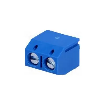 Elektrický konektor Svorkovnice do plošného spoje úhlové 90° 5mm póly 2 na PCB