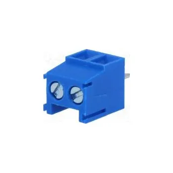 Elektrický konektor Svorkovnice do plošného spoje úhlové 90° 3,5mm póly 2 na PCB