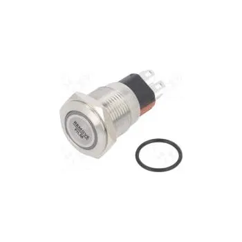 Switch Switch vandal resistant Pos 2 SPDT 2A/36VDC IP65 ON-(ON)