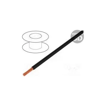 elektrický kabel Vodič Silivolt®-2V licna Cu 1x1mm2 silikon černá 1,5kV