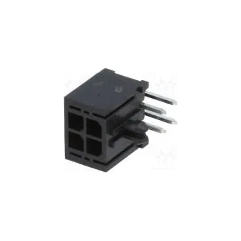 Elektrická zásuvka Zásuvka kabel-pl.spoj vidlice MF30 3mm PIN 4 THT 5A 10mΩ