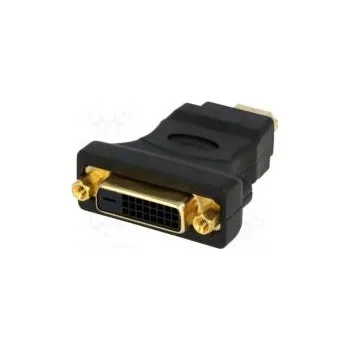 Video redukce Adaptér DVI-D (24+1) zásuvka,HDMI vidlice černá