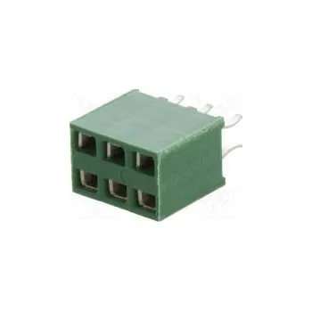 Elektrický konektor 2X3P HV100 REC CON. TE, 7.0MM