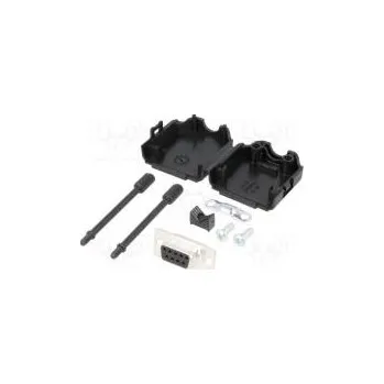 Elektrická zásuvka D-Sub PIN 9 zástrčka zásuvka lisované kontakty přímý pájení