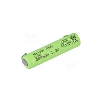 Článková baterie Akum Ni-MH AAA,R3 1,2V 800mAh pájecí očka Ø10,1x46mm