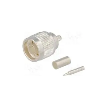 Elektrický konektor Zástrčka N vidlice přímý 50Ω RG141,RG58C/U,URM43,URM76