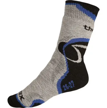 Pánské ponožky Termo ponožky 9A014 LITEX Barva: černá + šedá + modrá, Velikost: 30-31