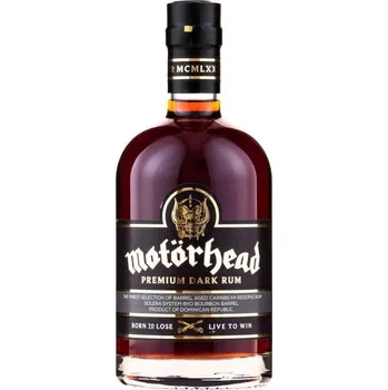 Rum Motorhead Premium Dark Rum 40% 0,7 l (holá láhev)