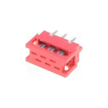 Elektrický konektor Kabel-pl.spoj redukce PIN 6 IDC,THT na PCB,na plochý kabel