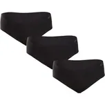 3PACK dámské kalhotky Under Armour černé (1383895 001) S