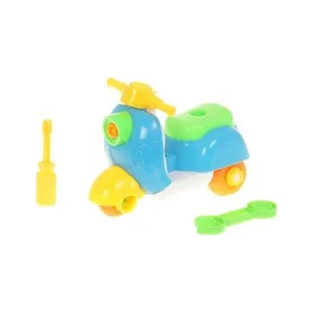 plyšák Skutr na šroubování, 17,5x12,5x10cm