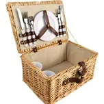 Piknikový koš pro 4 osoby ZQ24-504 - přírodní