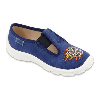 Chlapecké bačkory 975X200 - chlapecké bačkorky Befado modré, kolo 975X200_30