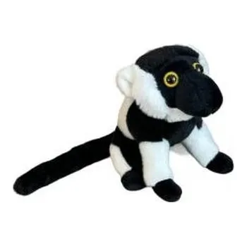 plyšák Ziki lemur czarno-biały vari 14cm