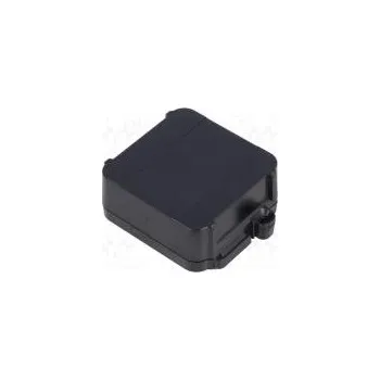 Elektroinstalační krabice Kryt propojovací krabice X 44,5mm Y 57mm Z 19mm černá