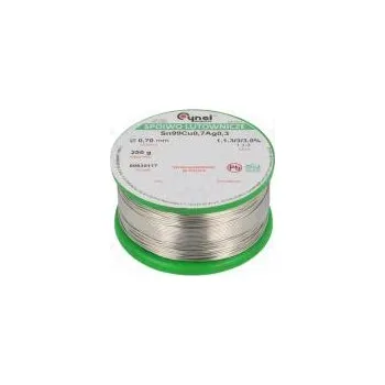 Páječka Pájecí drát Sn99Ag0,3Cu0,7 700um 250g bezolovnaté 216÷227°C