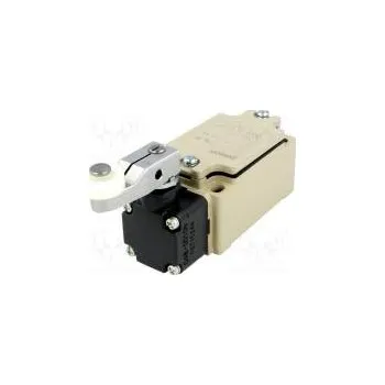 Switch Limit switch lever R 31,5mm, plastic roller Ø17,5mm NO + NC