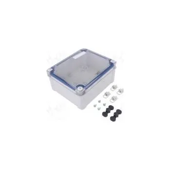 spínač Kryt univerzální X 164mm Y 198mm Z 87mm polykarbonát šedá