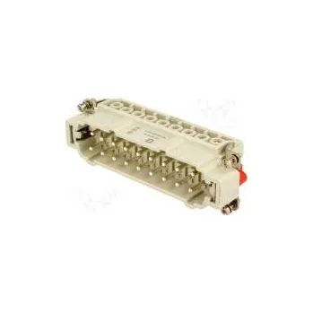 Síťový konektor Konektor HAN vidlice Han Hv E PIN 18(16+2) velikost 24B 3um