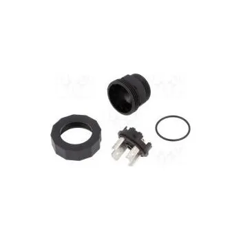 Elektrická zásuvka Konektor pro ventily zásuvka formát A 18mm vidlice PIN 4