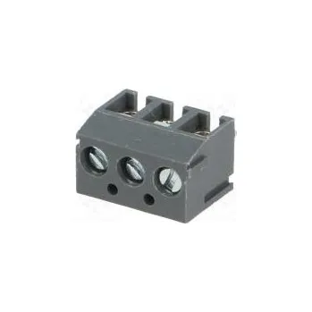 Elektrický konektor Svorkovnice do plošného spoje úhlové 90° 3,81mm póly 3 10A