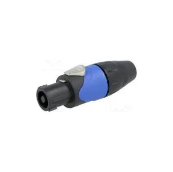 Elektrická zásuvka Zástrčka reproduktorový zásuvka PIN 4 na kabel 30A 133V IP54