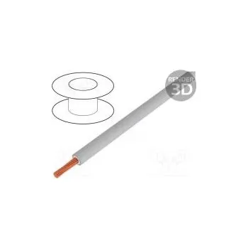 elektrický kabel Vodič Silivolt®-2V licna Cu 1x0,75mm2 silikon šedá 1,5kV