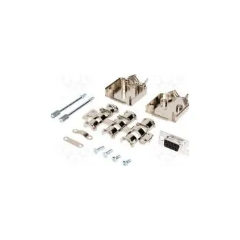 Elektrická zásuvka D-Sub PIN 9 zástrčka zásuvka lisované kontakty přímý pájení