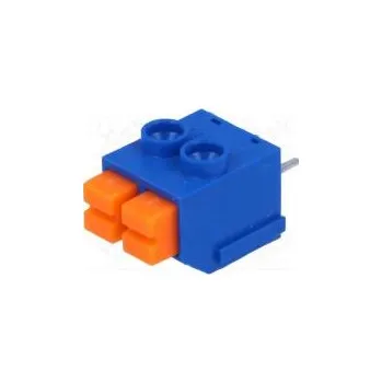 Svorkovnice do plošného spoje úhlové 90° 5mm póly 2 na PCB