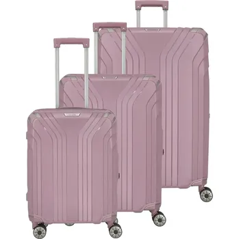 Travelite Elvaa 4w S,M,L Rosé S: 41 l / M: 72/77 l / L: 102 L TRAVELITE-76340-13