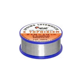 Páječka Pájecí drát Sn60Pb40 0,56mm 0,1kg olověné Balení cívka 190°C
