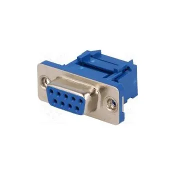 Elektrická zásuvka D-Sub PIN 9 zástrčka zásuvka IDC na plochý kabel UNC4-40