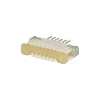 Elektrický konektor Konektor FFC/FPC vodorovné PIN 6 horní kontakty,ZIF SMT 50V