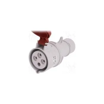 Elektrická zásuvka Konektor napájecí AC třífázové zástrčka zásuvka 32A 400VAC