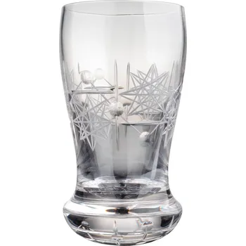 Sklenice Broušená sklenice, Glamour Crystal, 320 ml, 2 ks