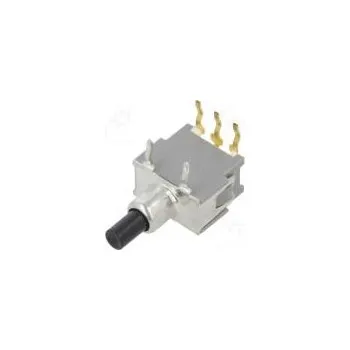 Switch Switch push-button Pos 2 DPDT 0.05A 0.05A OFF-(ON) Body grey