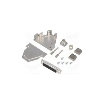 Elektrická zásuvka D-Sub PIN 25 zástrčka zásuvka pájení na kabel černá