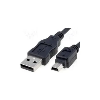 Datový kabel Kabel USB 2.0 USB A vidlice, USB B mini vidlice 1,8m černá