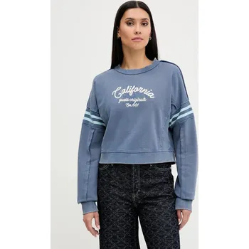 Dámská mikina Bavlněná mikina Guess Originals W5YQ24.K68I4 modrá 95X, vel. L