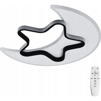 Závěsná lampa STROPNÍ SVÍTIDLO LED modern černá, moderní DÁLKOVÝ OVLADAČ do ložnice