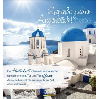 Genieße jeden Augenblick 2026 - Korsch Verlag [DE] (2025, Kalendář, Korsch Verlag GmbH)