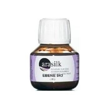 Speciální výtvarná barva Barva na hedvábí Darwi Arasilk 50ml – 843 Ebony Brown