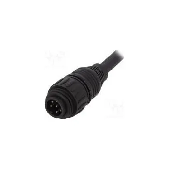 Elektrická zásuvka Konektor kulatý zástrčka PIN 7 vidlice vodiče IP65,IP67 10A