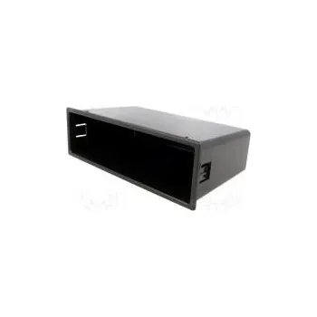 Autorádio Kazeta pro rádio černá Použití pro rámky 2 DIN