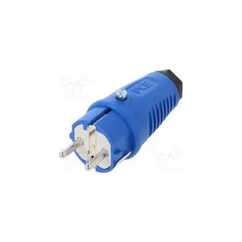 Konektor napájecí AC vidlice zástrčka 2P+PE 250VAC 16A PIN 3